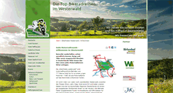 Desktop Screenshot of bikerhotels-westerwald.de