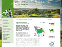 Tablet Screenshot of bikerhotels-westerwald.de